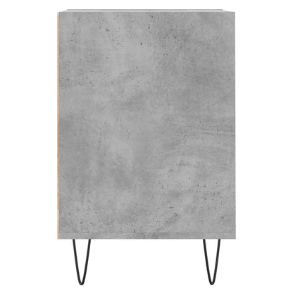 TV-møbel betongrå 100x35x55 cm træmateriale