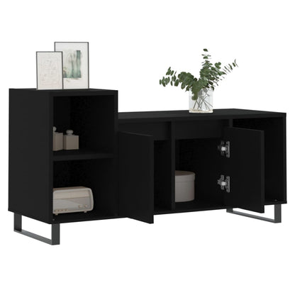 TV-skab Sort 100x35x55 cm Træ Materiale