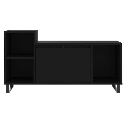 TV-skab Sort 100x35x55 cm Træ Materiale