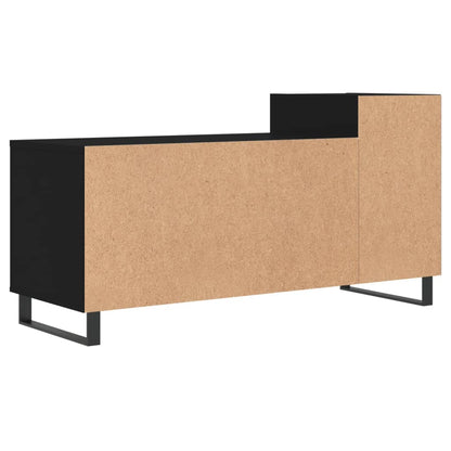 TV-skab Sort 100x35x55 cm Træ Materiale