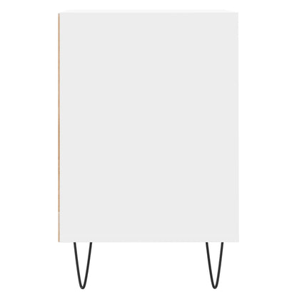 TV-skab Hvid 160x35x55 cm Træ Materiale