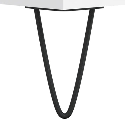 TV-skab Hvid 160x35x55 cm Træ Materiale