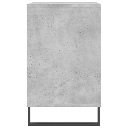 Schuhregal Betongrau 102x36x60 cm Holzwerkstoff