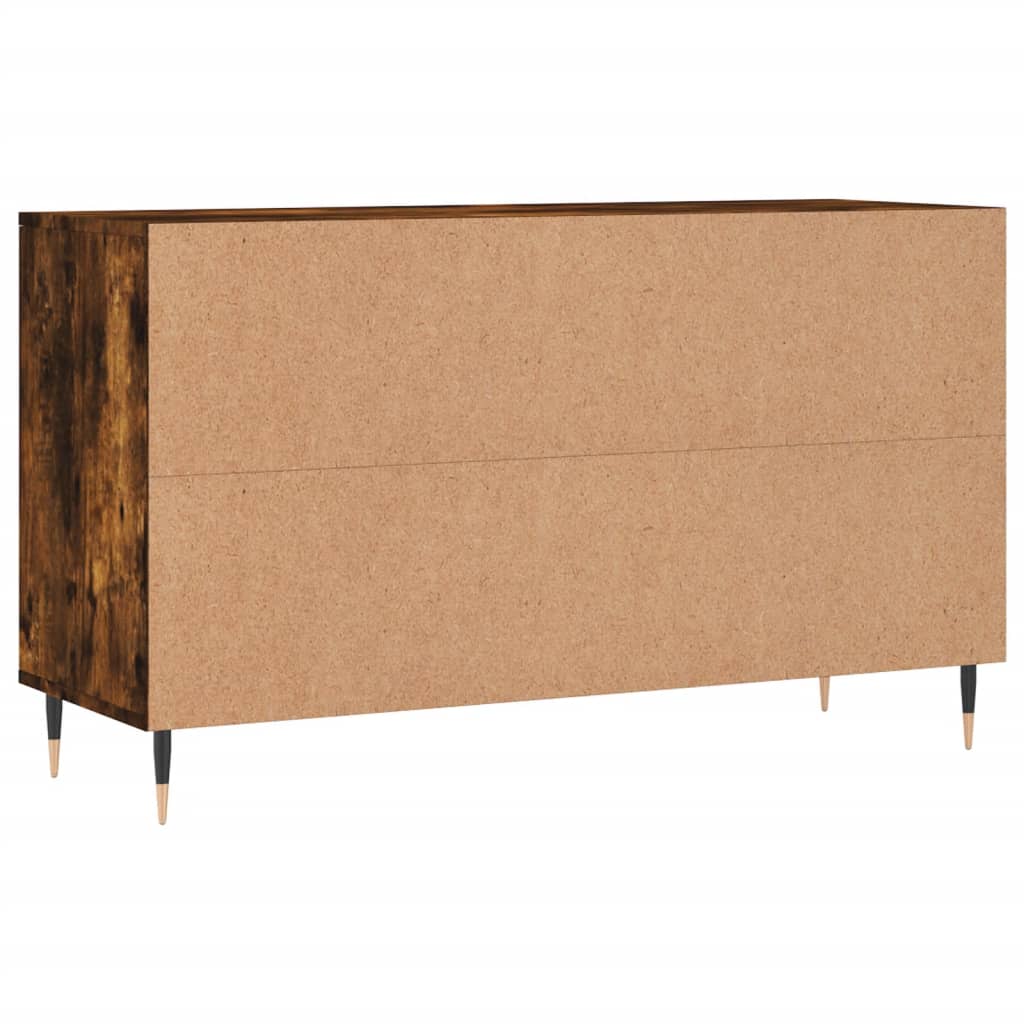 Schuhregal Räuchereiche 102x36x60 cm Holzwerkstoff