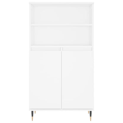Highboard Weiß 60x36x110 cm Holzwerkstoff