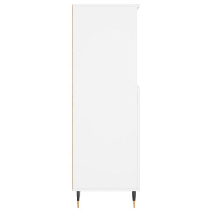Highboard Weiß 60x36x110 cm Holzwerkstoff