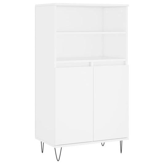 Highboard Weiß 60x36x110 cm Holzwerkstoff