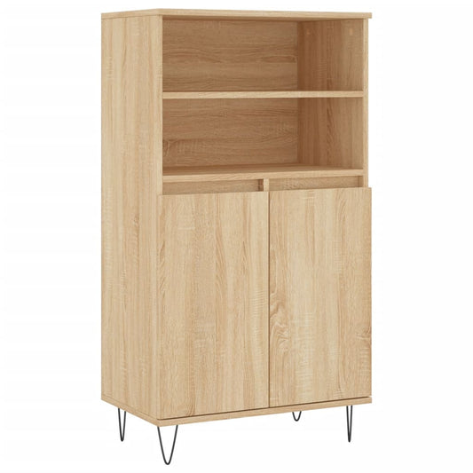 Highboard Sonoma-Eiche 60x36x110 cm Holzwerkstoff