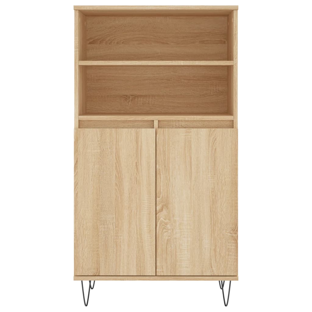 Highboard Sonoma-Eiche 60x36x110 cm Holzwerkstoff