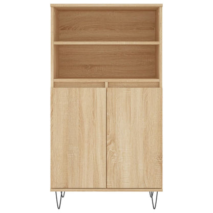Highboard Sonoma-Eiche 60x36x110 cm Holzwerkstoff