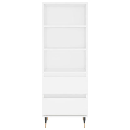 Highboard Weiß 40x36x110 cm Holzwerkstoff