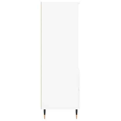 Highboard Weiß 40x36x110 cm Holzwerkstoff
