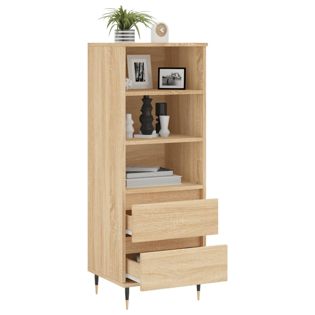 Highboard Sonoma-Eiche 40x36x110 cm Holzwerkstoff