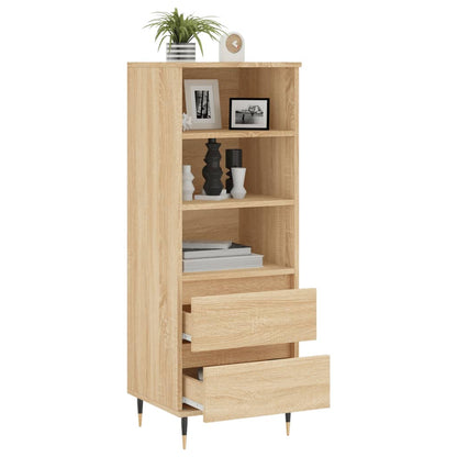 Highboard Sonoma-Eiche 40x36x110 cm Holzwerkstoff