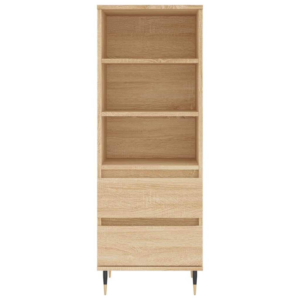 Highboard Sonoma-Eiche 40x36x110 cm Holzwerkstoff