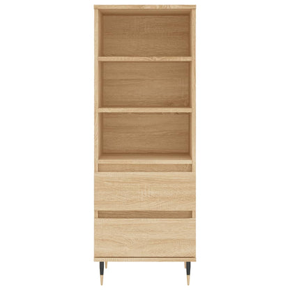 Highboard Sonoma-Eiche 40x36x110 cm Holzwerkstoff