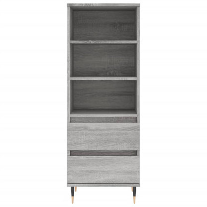 Highboard Grau Sonoma 40x36x110 cm Holzwerkstoff
