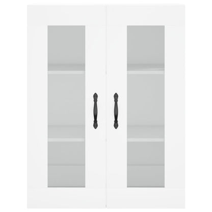 Wandschrank Weiß 69,5x34x90 cm Holzwerkstoff
