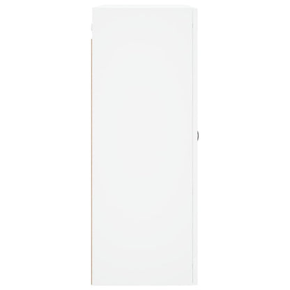 Wandschrank Weiß 69,5x34x90 cm Holzwerkstoff