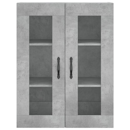 Wandschrank Betongrau 69,5x34x90 cm Holzwerkstoff