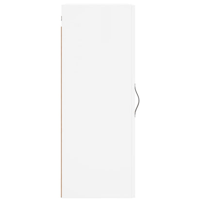 Wandschrank Weiß 34,5x34x90 cm Holzwerkstoff