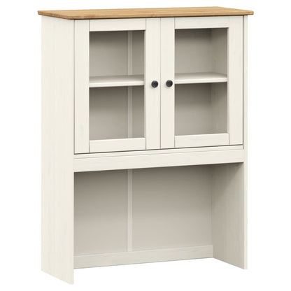Highboard VIGO Weiß 80x40x176 cm Massivholz Kiefer
