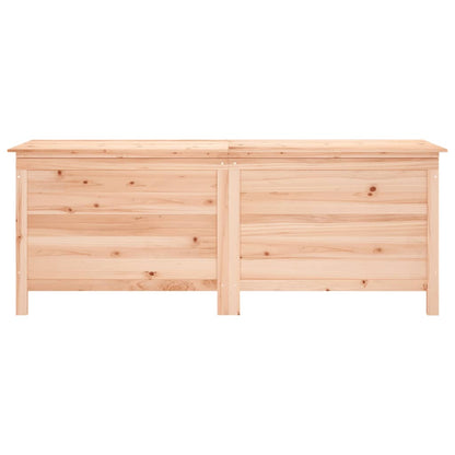 Gartentruhe 150x50x56,5 cm Massivholz Tanne