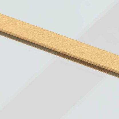 Schiebetür Golden 90x205 cm ESG-Klarglas und Aluminium