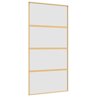 Schiebetür Golden 102,5x205 cm Matt ESG-Glas und Aluminium