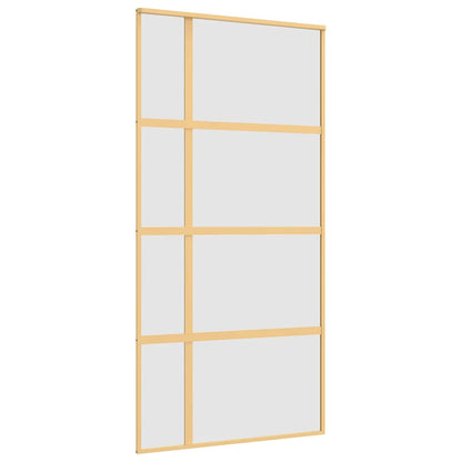 Schiebetür Golden 102,5x205 cm Matt ESG-Glas und Aluminium