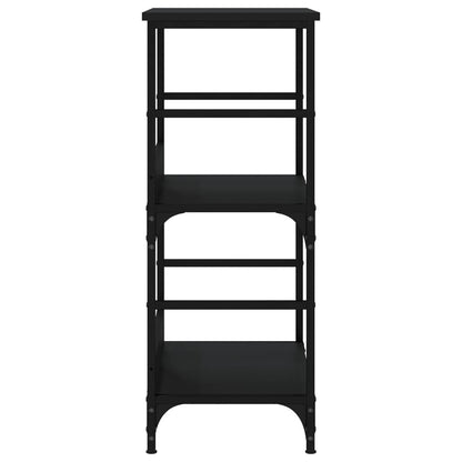 Bücherregal Schwarz 50x33x82 cm Holzwerkstoff