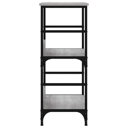 Bücherregal Grau Sonoma 50x33x82 cm Holzwerkstoff