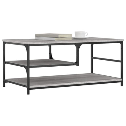 Couchtisch Grau Sonoma 90x49x40 cm Holzwerkstoff