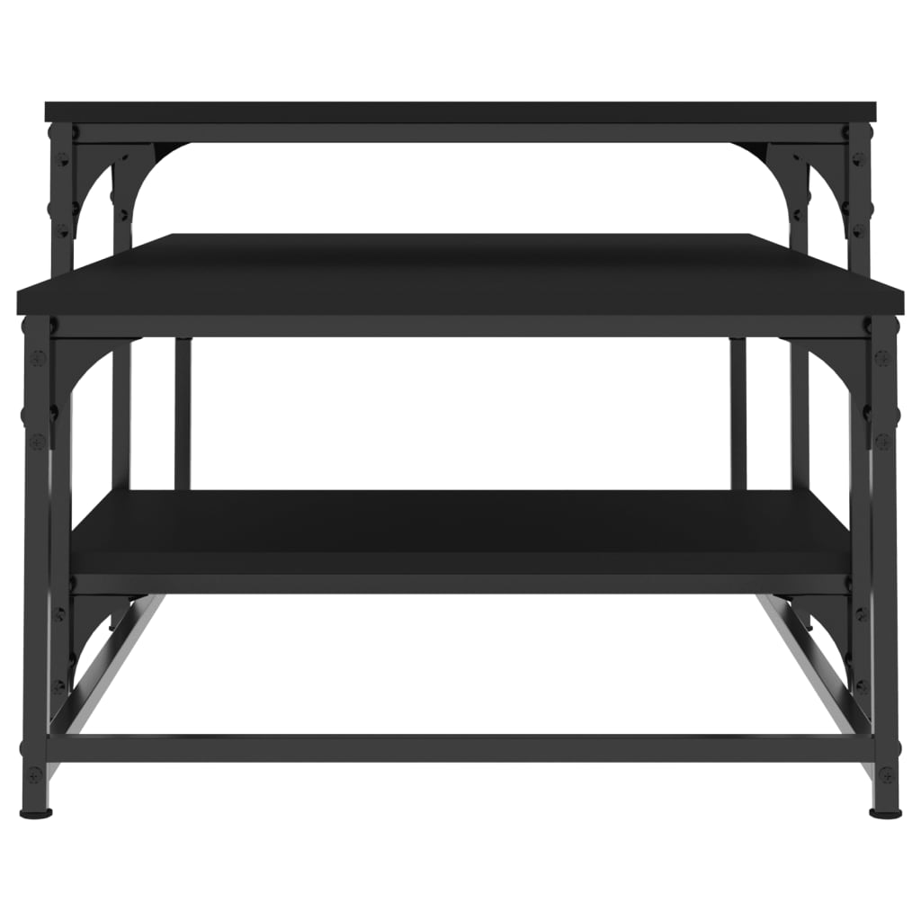 Couchtisch Schwarz 102x60x45 cm Holzwerkstoff