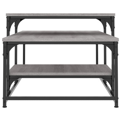 Couchtisch Grau Sonoma 102x60x45 cm Holzwerkstoff