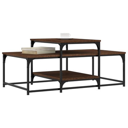 Couchtisch Braun Eichen-Optik 102x60x45 cm Holzwerkstoff