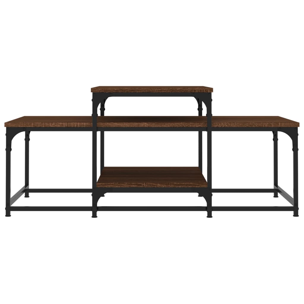 Couchtisch Braun Eichen-Optik 102x60x45 cm Holzwerkstoff