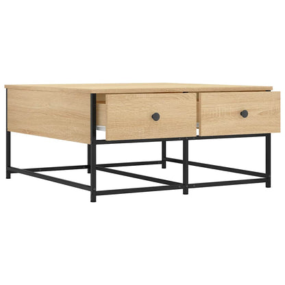 Couchtisch Sonoma-Eiche 80x80x40 cm Holzwerkstoff