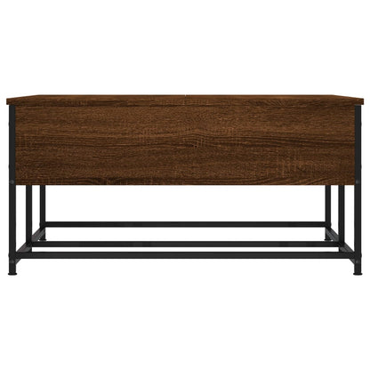 Couchtisch Braun Eichen-Optik 80x80x40 cm Holzwerkstoff