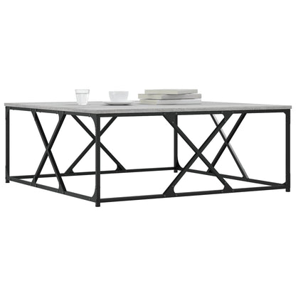 Couchtisch Grau Sonoma 100x100x40 cm Holzwerkstoff