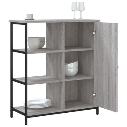Sideboard Grau Sonoma 70x30x80 cm Holzwerkstoff
