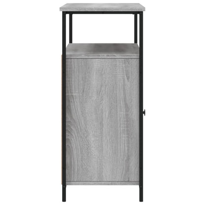 Sideboard Grau Sonoma 100x35x80 cm Holzwerkstoff