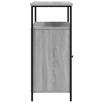 Sideboard Grau Sonoma 100x35x80 cm Holzwerkstoff