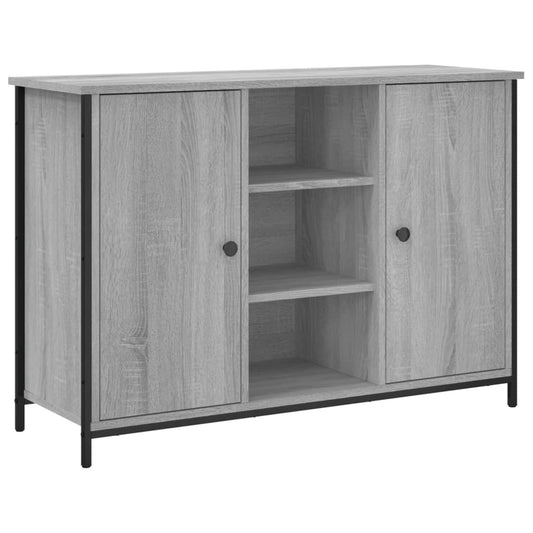 Sideboard Grau Sonoma 100x35x70 cm Holzwerkstoff