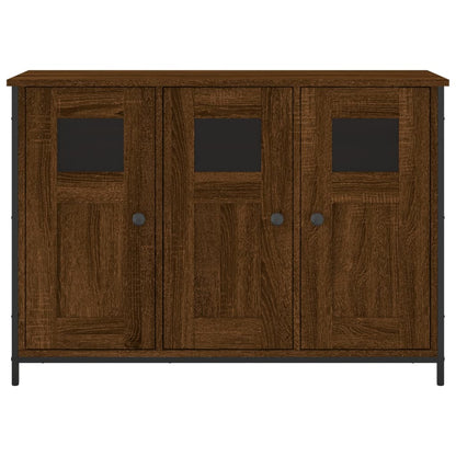 Sideboard Braun Eichen-Optik 100x35x70 cm Holzwerkstoff