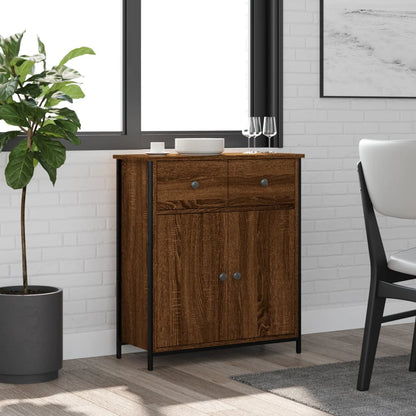 Sideboard Braun Eichen-Optik 70x30x80 cm Holzwerkstoff