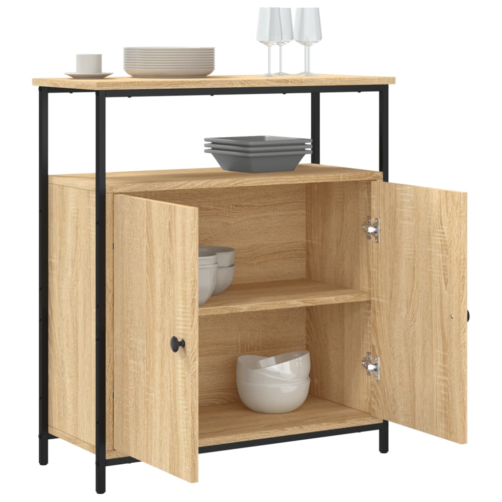 Sideboard Sonoma-Eiche 70 x 30 x 80 cm Holzwerkstoff
