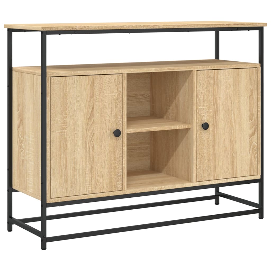 Skænk Sonoma Eg 100x35x80 cm Træ Materiale