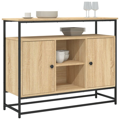 Skænk Sonoma Eg 100x35x80 cm Træ Materiale