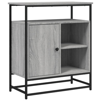 Sideboard Grau Sonoma 69x35x80 cm Holzwerkstoff